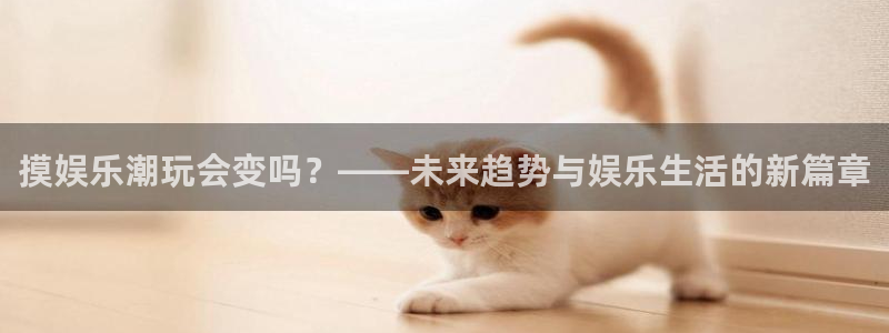 焦点娱乐链接：摸娱乐潮玩会变吗？——未来趋势与娱乐生活的新篇章
